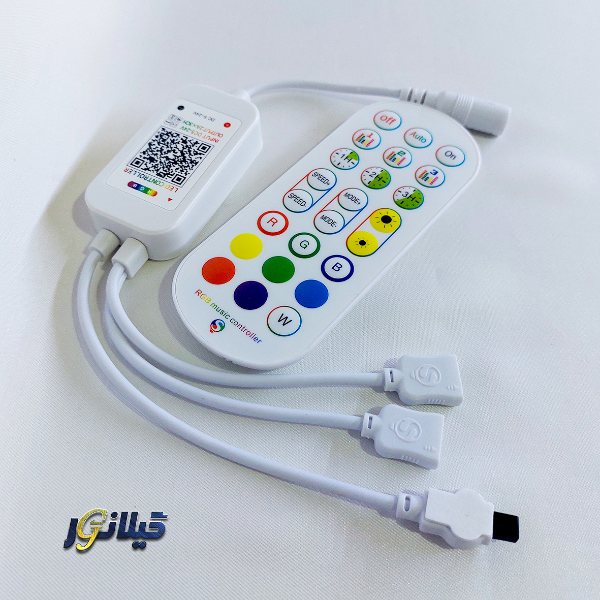 ریموت RGB موزیکال دو خروجی 1